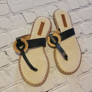 Nautica Navy Blue Sandals Sz 9.5 EUC